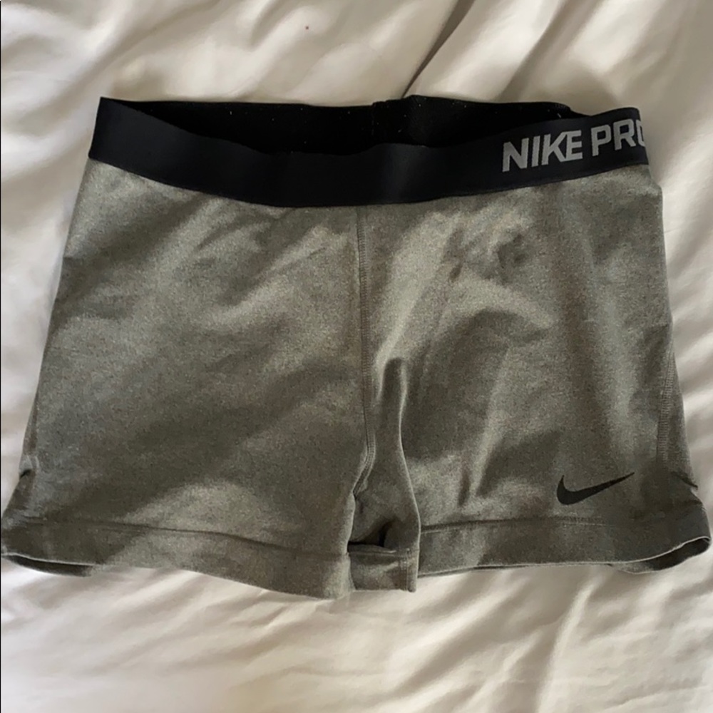 grey nike pro